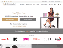 Tablet Screenshot of carmeliaray.com